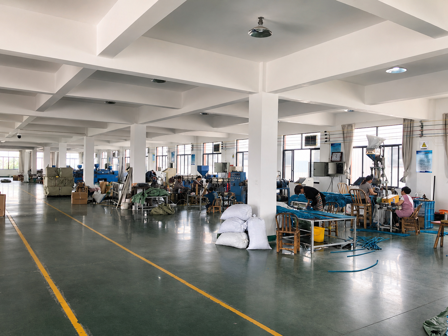 HosePrime workers and production process