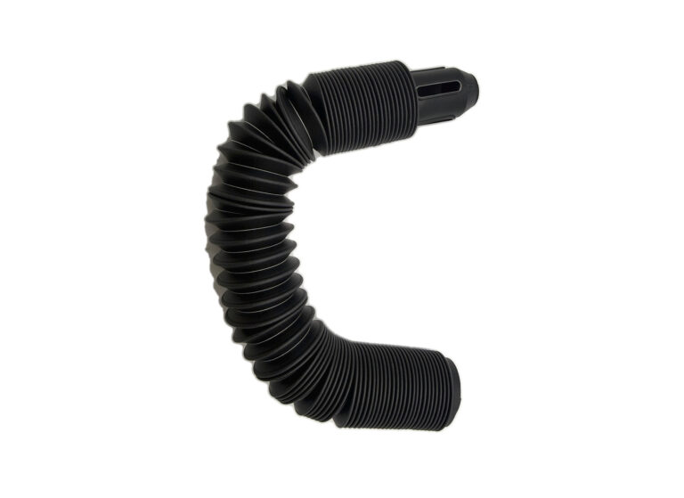 Black shoe dryer hose with air outlet connector