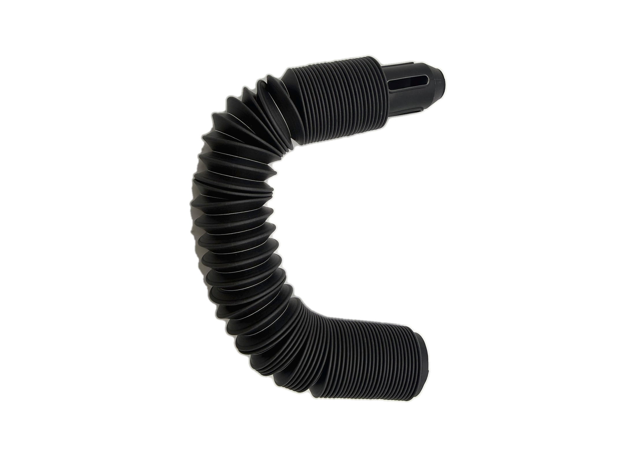 Black shoe dryer hose with air outlet connector