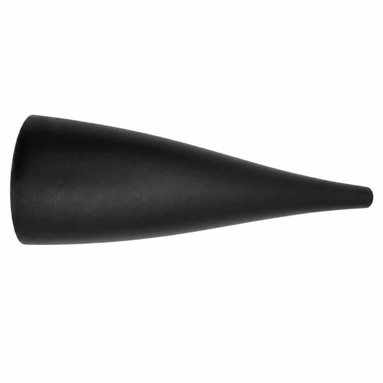 Matte black outer shell part for ice bazooka hookah cooling accessory