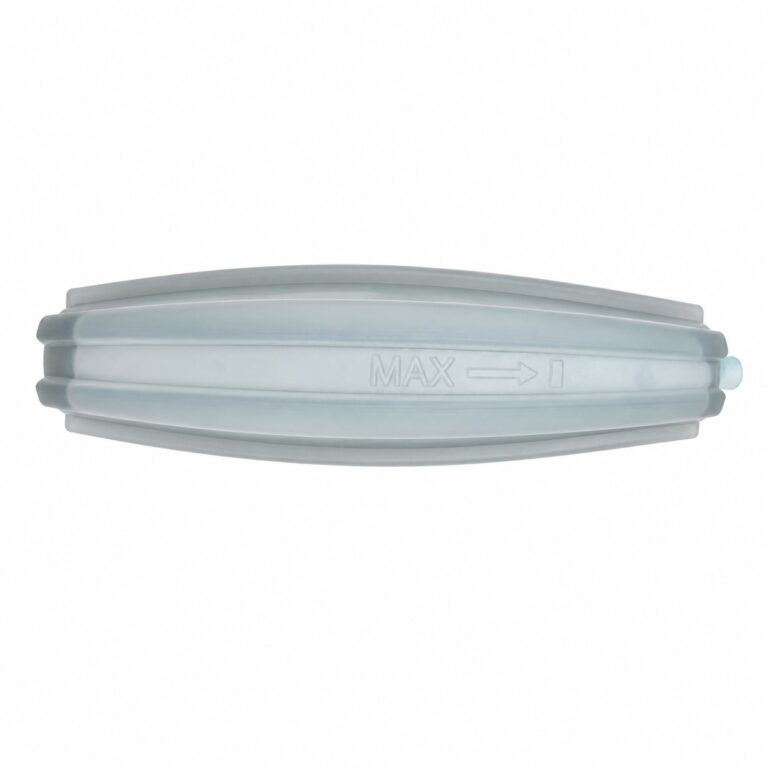Translucent removable cooling cartridge for hookah ice bazooka with MAX marking