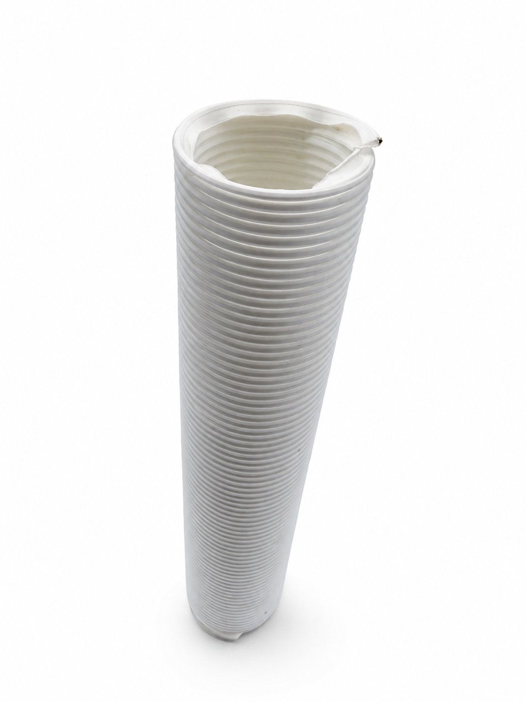 Open end detail of PP steel wire reinforced hot air hose