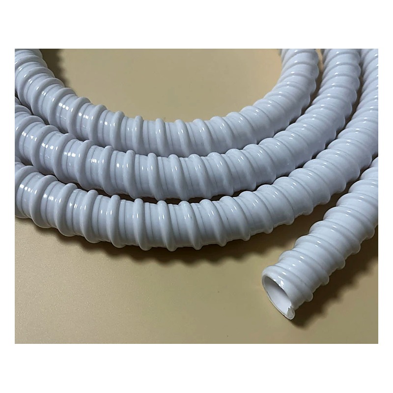 Outlet detail of PVC reinforced spiral drain hose