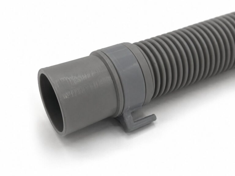 Outlet clip detail of semi-automatic washing machine drain hose