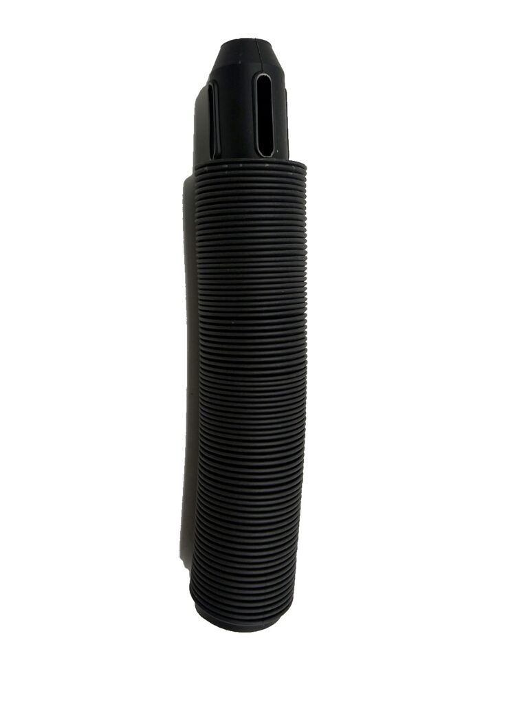 Flexible corrugated hot air hose for shoe dryer