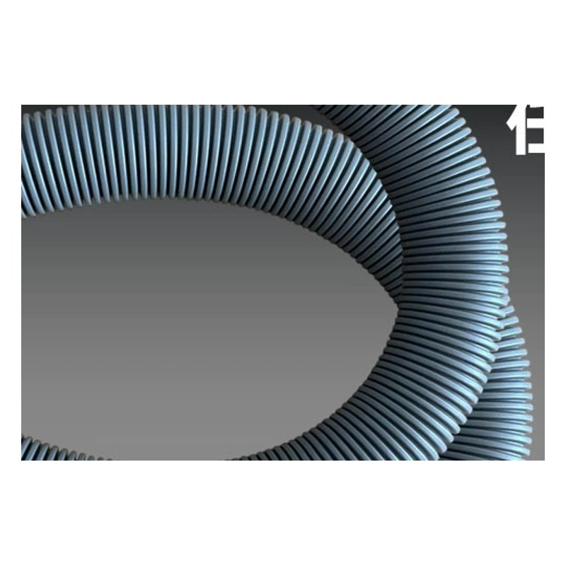 Corrugated detail of thickened elbow drain hose